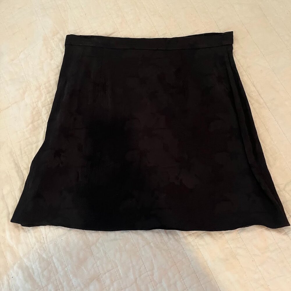LoveShackFancy Black Mini Skirt Size 2